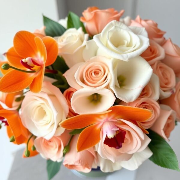 Rose and Orchid Arranging