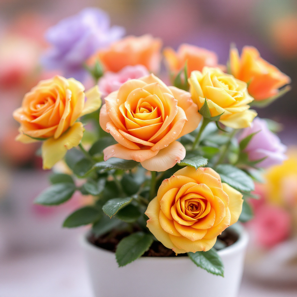 Designing Miniature Rose Arrangements