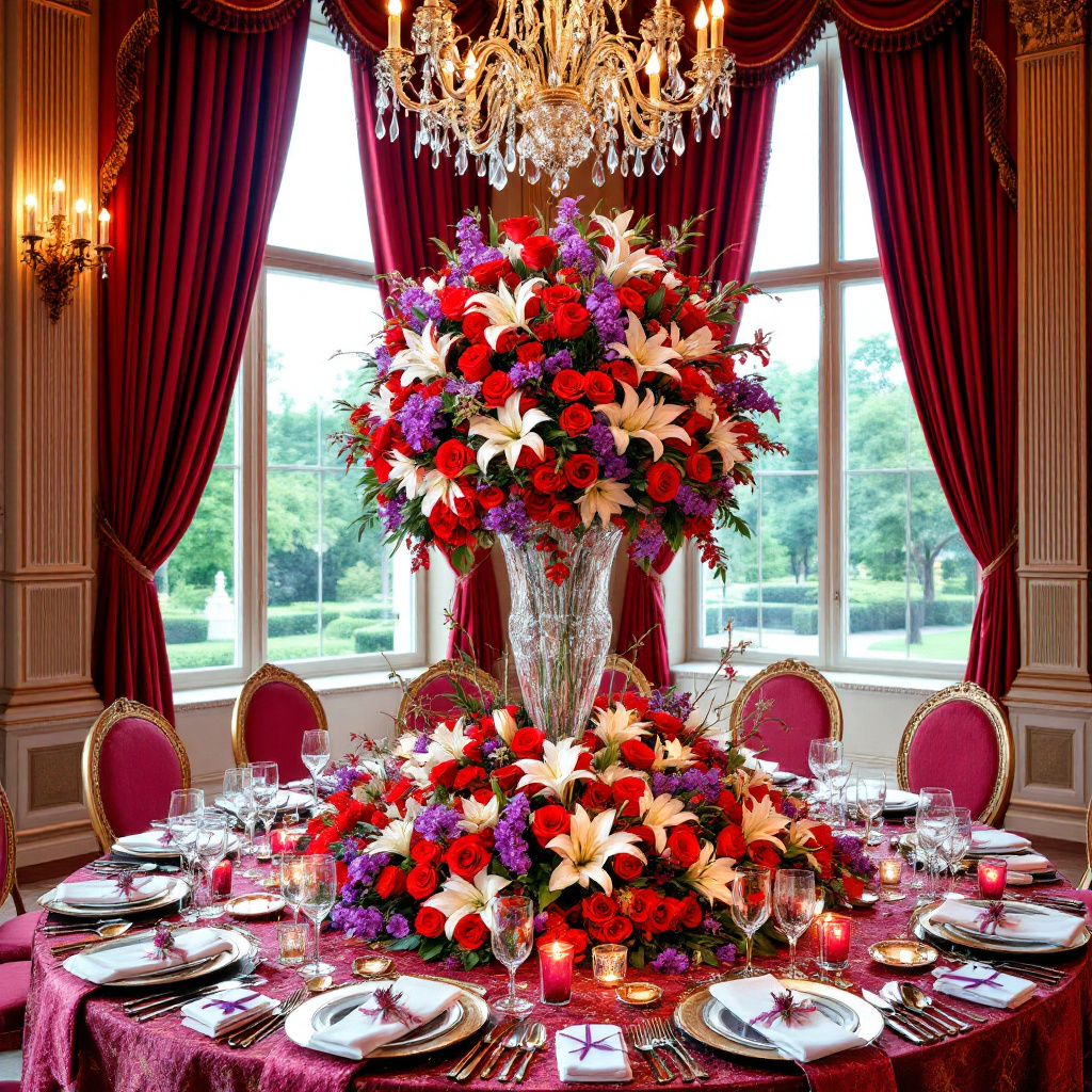 The Floral Elegance: Flower Centerpieces