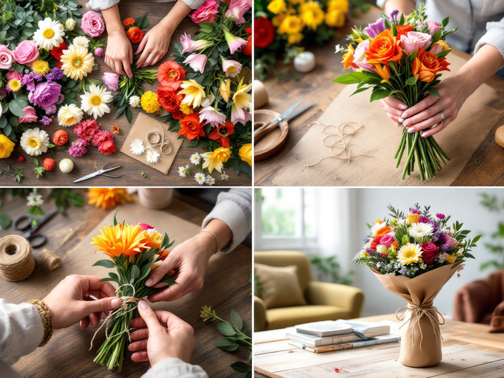 How to Create a Hand-Tied Bouquet