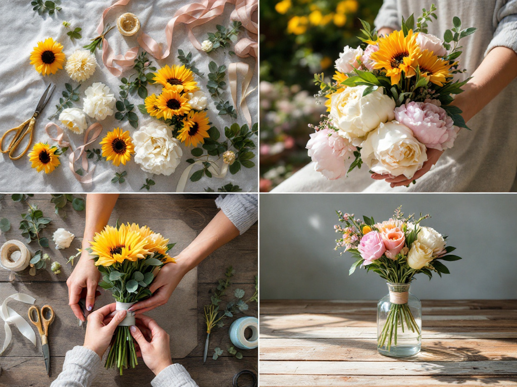 How to Create a Hand-Tied Bouquet