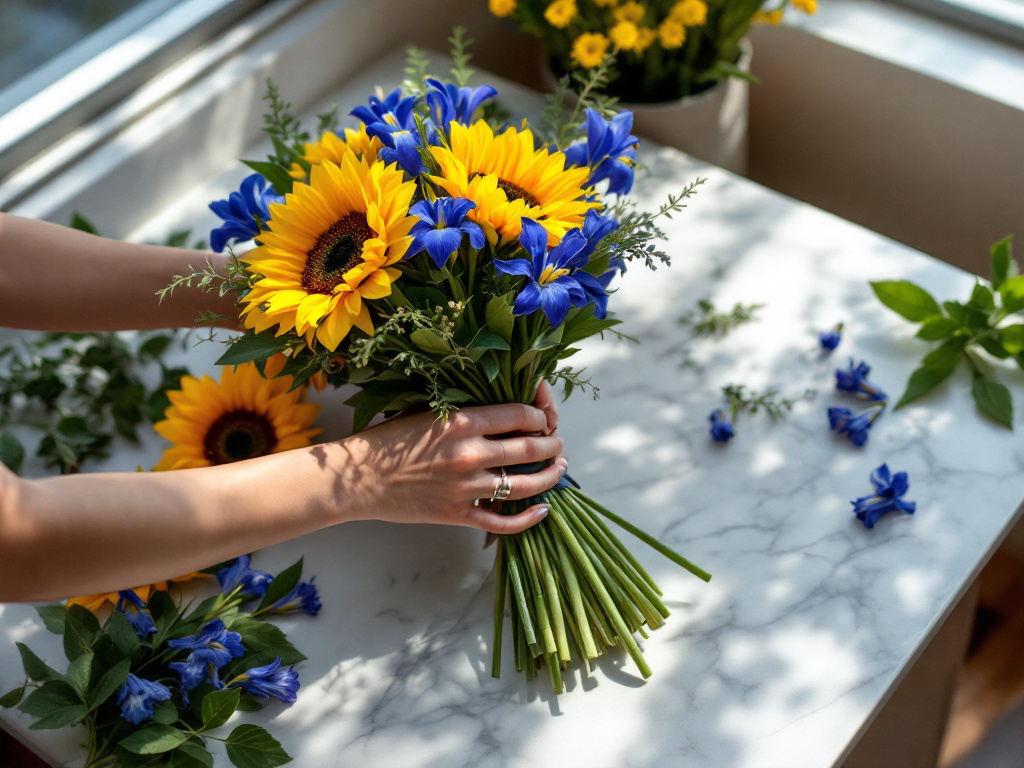 How to Create a Hand-Tied Bouquet