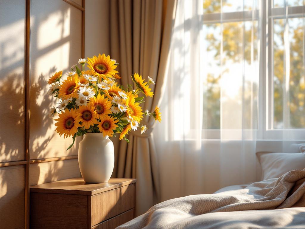 daisies, sunflowers