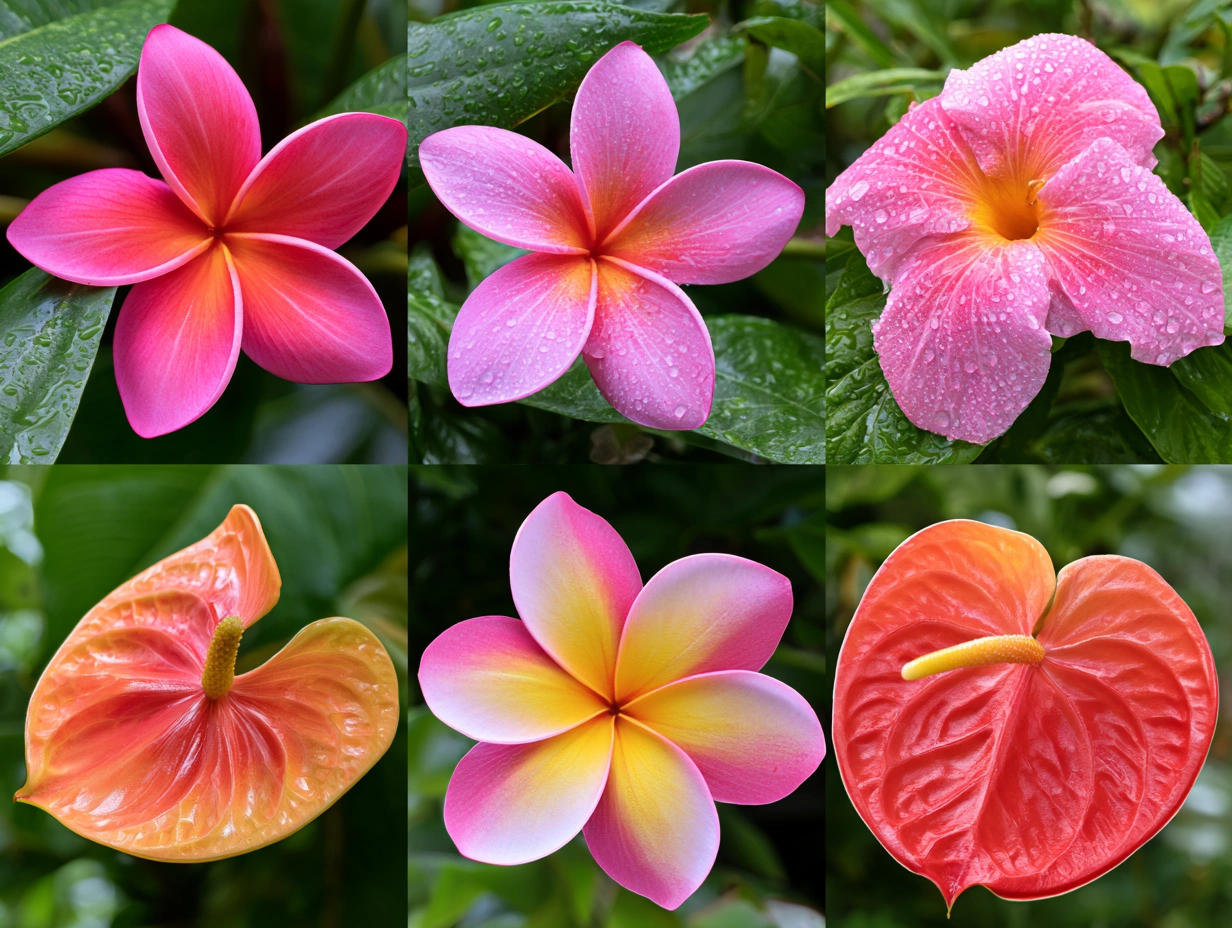 Plumeria and Anthuriums Tropical Elegance in Your Garden