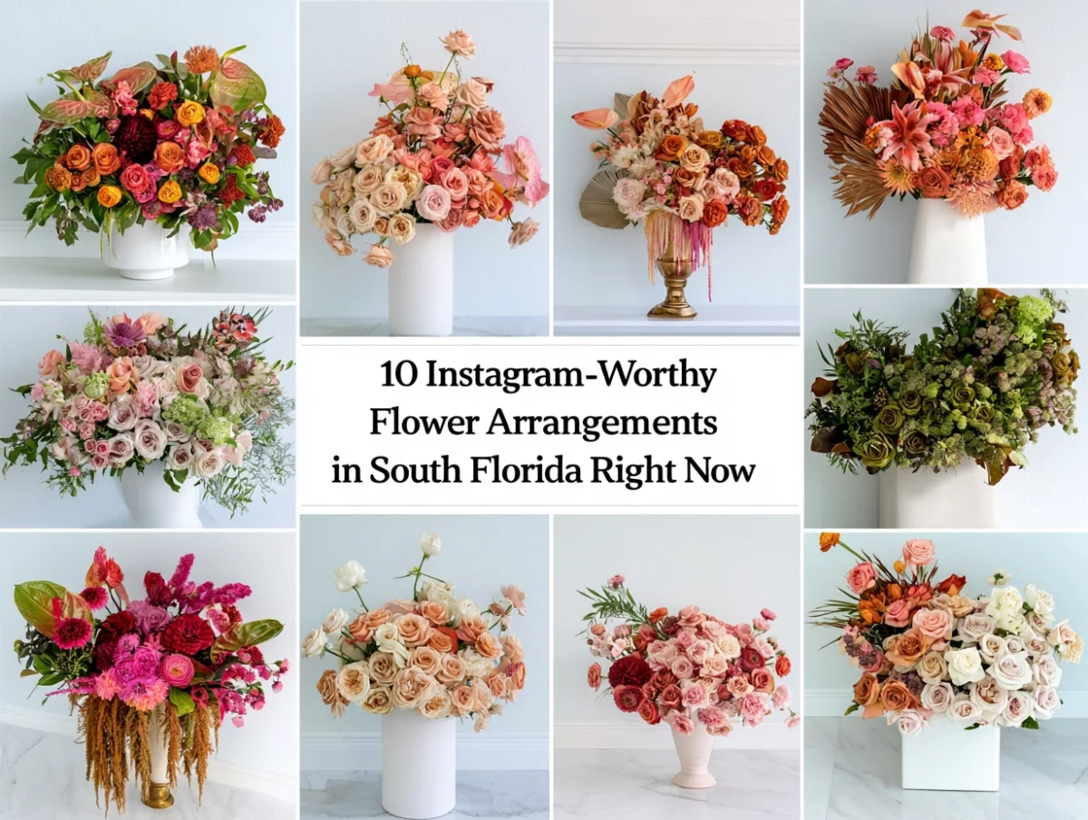 Top 10 Aesthetic Flower Arrangements in South Florida for 2026