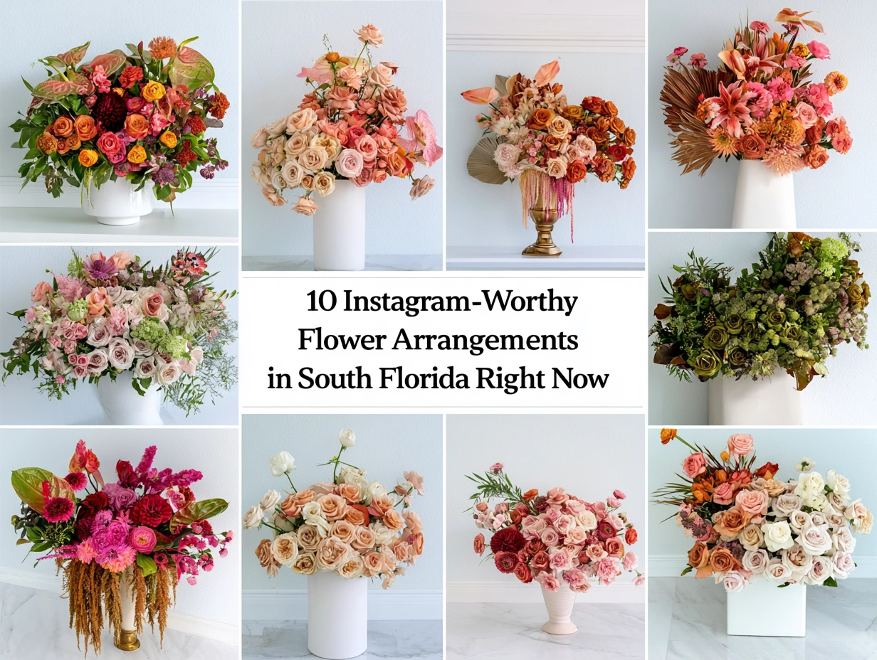 Top 10 Aesthetic Flower Arrangements in South Florida for 2026