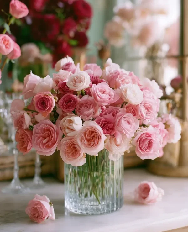 2 Dozen Soft Pink Roses