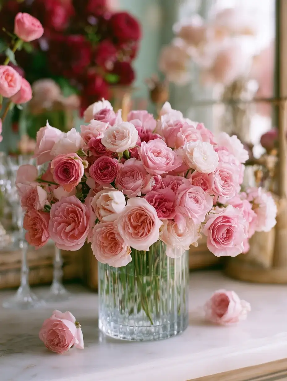 2 Dozen Soft Pink Roses