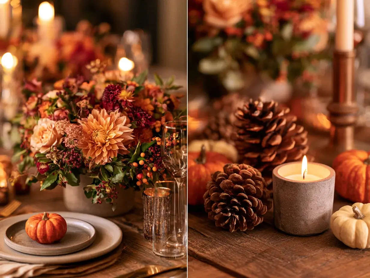 Non-Floral & Candlelit Accents